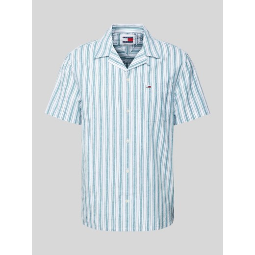 Koszula casualowa o kroju regular fit z wzorem w paski ze sklepu Peek&Cloppenburg  w kategorii Koszule męskie - zdjęcie 173032231