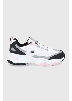Skechers Buty kolor szary na platformie ze sklepu ANSWEAR.com w kategorii Buty sportowe damskie - zdjęcie 135017074