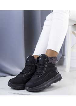 Czarne trapery  Lee Cooper LCJ-22-44-1362L ze sklepu gemre w kategorii Workery damskie - zdjęcie 157583312
