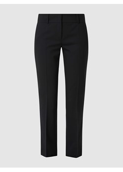 Spodnie materiałowe o kroju slim fit z mieszanki żywej wełny ze sklepu Peek&Cloppenburg  w kategorii Spodnie damskie - zdjęcie 168313891
