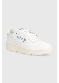 Reebok Classic sneakersy skórzane Club C kolor biały 100074478 ze sklepu ANSWEAR.com w kategorii Buty sportowe damskie - zdjęcie 171694470