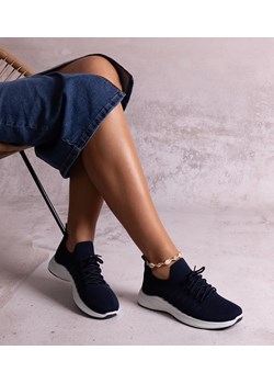 Granatowe sneakersy sportowe Muaza ze sklepu gemre w kategorii Buty sportowe damskie - zdjęcie 174015994