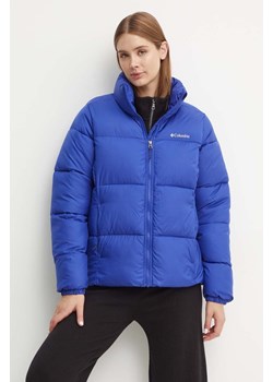 Columbia kurtka Puffect damska kolor niebieski zimowa 2090291 ze sklepu ANSWEAR.com w kategorii Kurtki damskie - zdjęcie 174170111