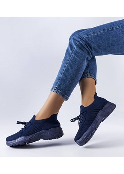 Niebieskie sneakersy z elastyczną cholewką Gois ze sklepu gemre w kategorii Buty sportowe damskie - zdjęcie 174741583
