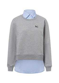 KARL LAGERFELD Bluza damska Kobiety jasny szary marmurkowy ze sklepu vangraaf w kategorii Bluzy damskie - zdjęcie 177789064