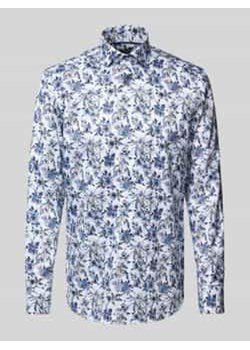 Koszula biznesowa o kroju slim fit z kołnierzykiem typu kent model ‘Savio’ ze sklepu Peek&Cloppenburg  w kategorii Koszule męskie - zdjęcie 177812471