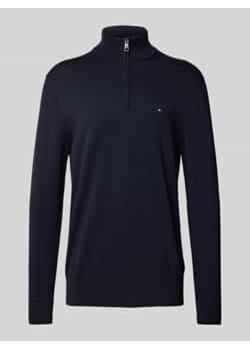 Sweter z dzianiny o kroju regular fit ze stójką ze sklepu Peek&Cloppenburg  w kategorii Swetry męskie - zdjęcie 177836482