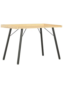 Minimalistyczne biurko czarny + dębowy D1-D46 ze sklepu Edinos.pl w kategorii Biurka i sekretarzyki - zdjęcie 178013363