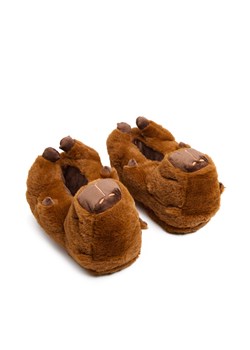 Cropp - Kapcie kapibary - brązowy ze sklepu Cropp w kategorii Kapcie męskie - zdjęcie 178088702