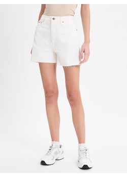 Calvin Klein Jeans Damskie szorty dżinsowe Kobiety Bawełna biały jednolity ze sklepu vangraaf w kategorii Szorty - zdjęcie 179370764