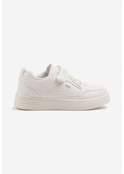 Białe Buty Sportowe Sneakersy z Tłoczoną Cholewką Evisalli ze sklepu renee.pl w kategorii Buty sportowe dziecięce - zdjęcie 179529430