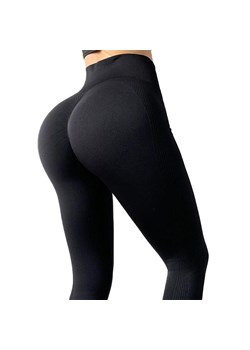 Legginsy sportowe push-up - Czarny S ze sklepu Intimica.pl w kategorii Spodnie damskie - zdjęcie 179591722