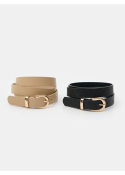 Sinsay - Paski 2 pack - wielobarwny ze sklepu Sinsay w kategorii Paski damskie - zdjęcie 179642800