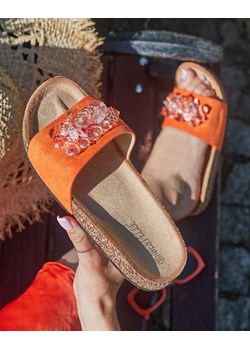 Royalfashion Damskie klapki z kryształkami Villo ze sklepu royalfashion.pl w kategorii Klapki damskie - zdjęcie 180181872