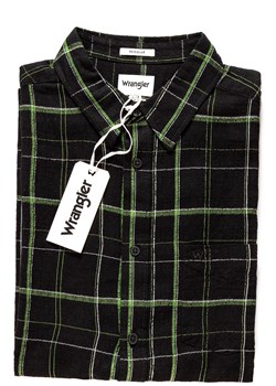 WRANGLER SS 1PKT SHIRT KOSZULA MĘSKA MATERIAŁOWA FADED BLACK W5860B8V6 112129499 ze sklepu YouNeedit.pl w kategorii Koszule męskie - zdjęcie 180311512