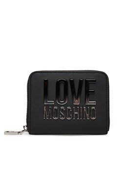 Duży Portfel Damski LOVE MOSCHINO JC5732PP0MKD000B Czarny ze sklepu eobuwie.pl w kategorii Portfele damskie - zdjęcie 182115391