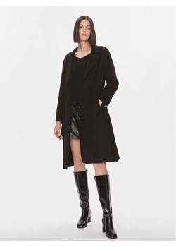 Liu Jo Płaszcz wełniany MF3242 T4627 Czarny Regular Fit ze sklepu MODIVO w kategorii Płaszcze damskie - zdjęcie 182723744